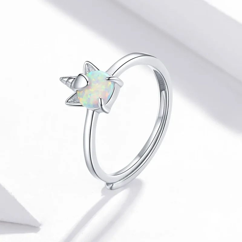 (immagine per) Anello aperto tipo Pandora Unicorno di fantasia - SCR684 - Visualizza 2