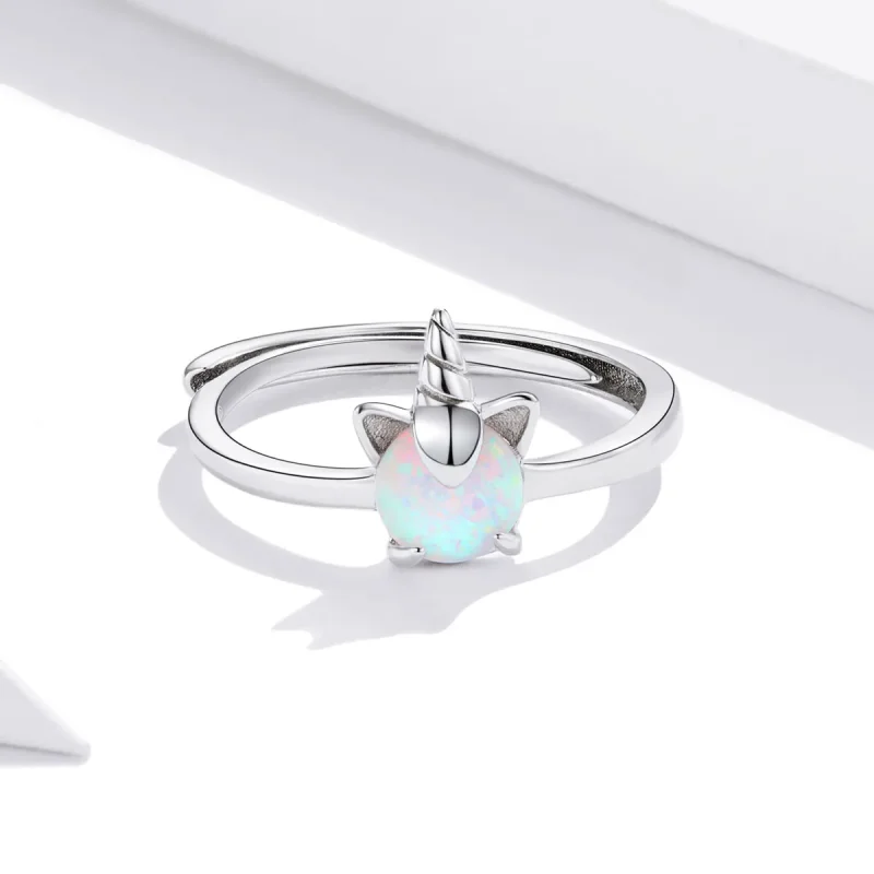 (immagine per) Anello aperto tipo Pandora Unicorno di fantasia - SCR684 - Visualizza 3