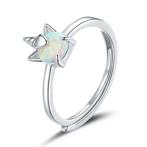 (immagine per) Anello aperto tipo Pandora Unicorno di fantasia - SCR684