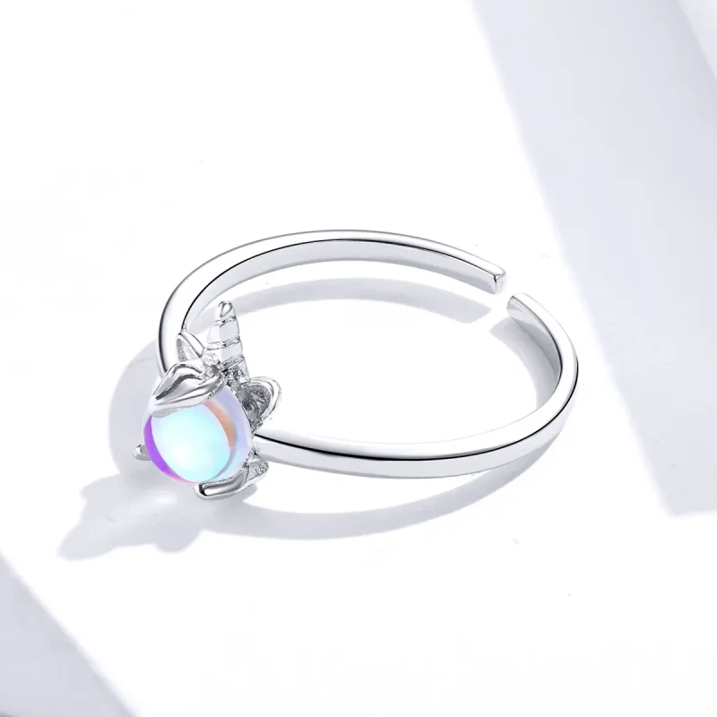 (immagine per) Anello aperto tipo Pandora Unicorno fantasia - SCR642 - Visualizza 4