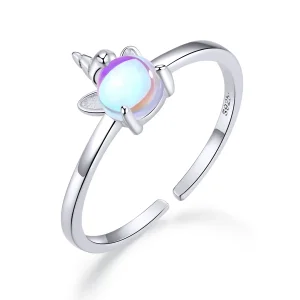 (immagine per) Anello aperto tipo Pandora Unicorno fantasia - SCR642