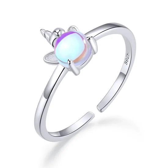 (immagine per) Anello aperto tipo Pandora Unicorno fantasia - SCR642