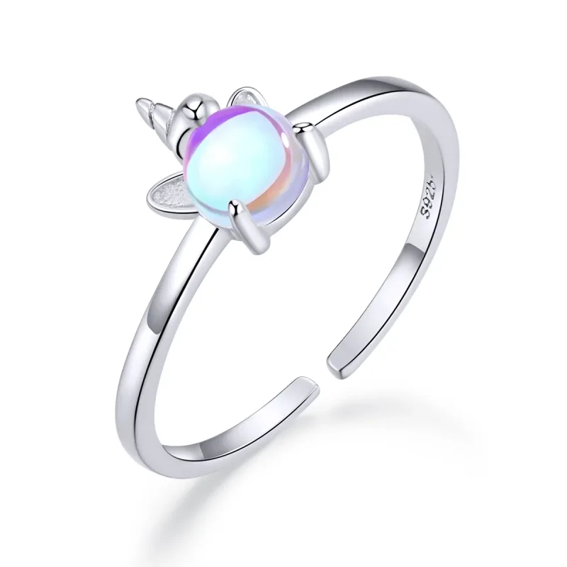 (immagine per) Anello aperto tipo Pandora Unicorno fantasia - SCR642