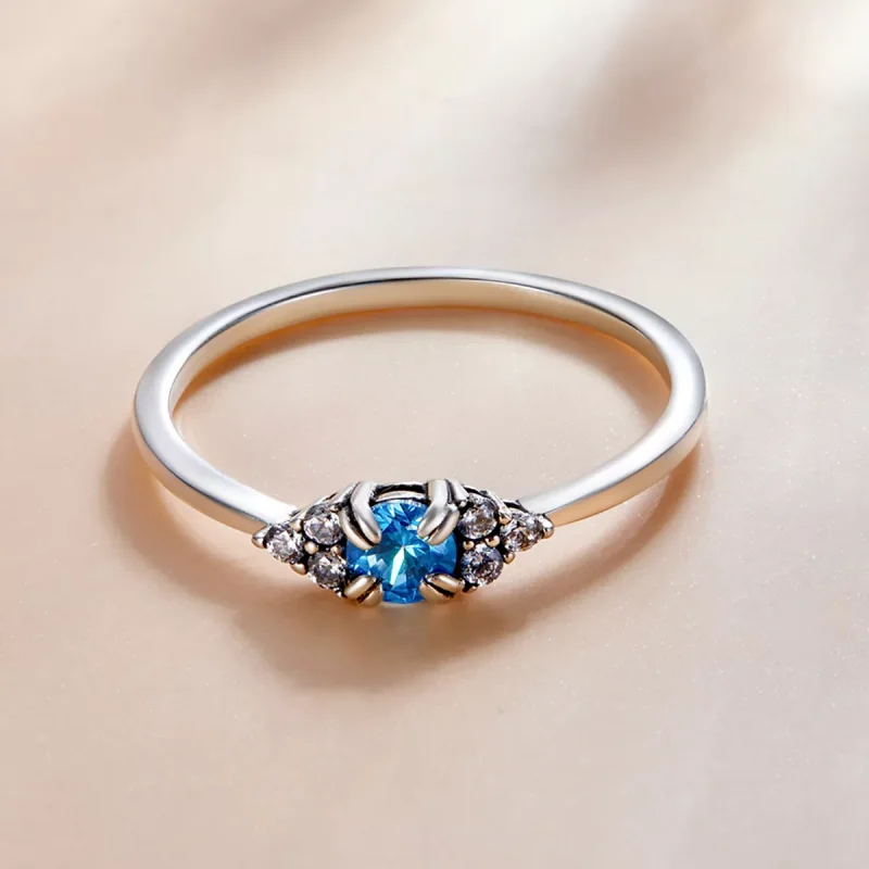 (immagine per) Anello tipo Pandora Amore eterno - SCR534-BU - Visualizza 3