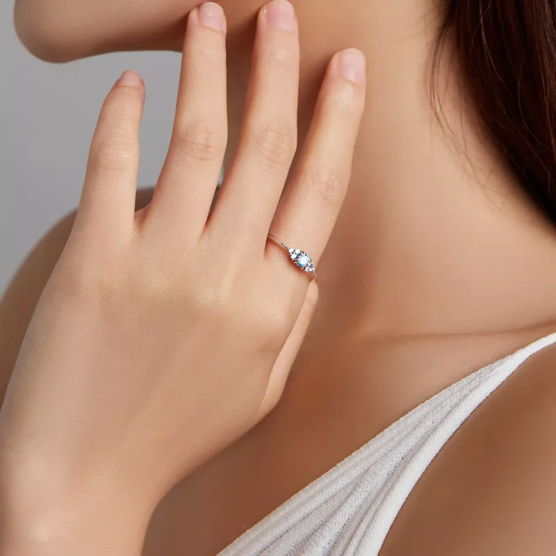 (immagine per) Anello tipo Pandora Amore eterno - SCR534-BU - Visualizza 5