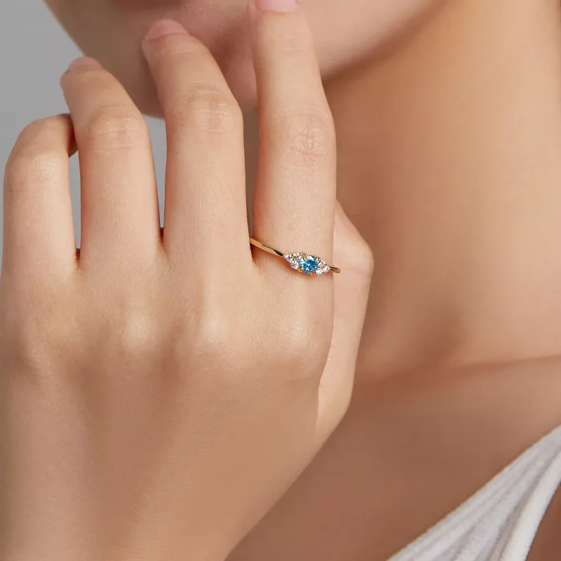 (immagine per) Anello tipo Pandora Amore eterno - SCR534-LB - Visualizza 5