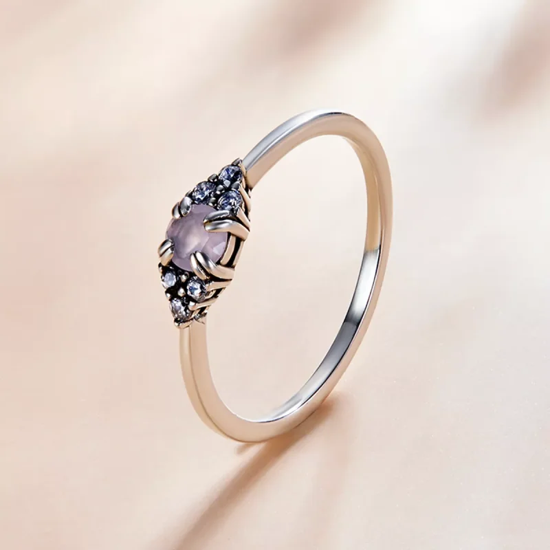 (immagine per) Anello tipo Pandora Amore eterno - SCR534-PK - Visualizza 2