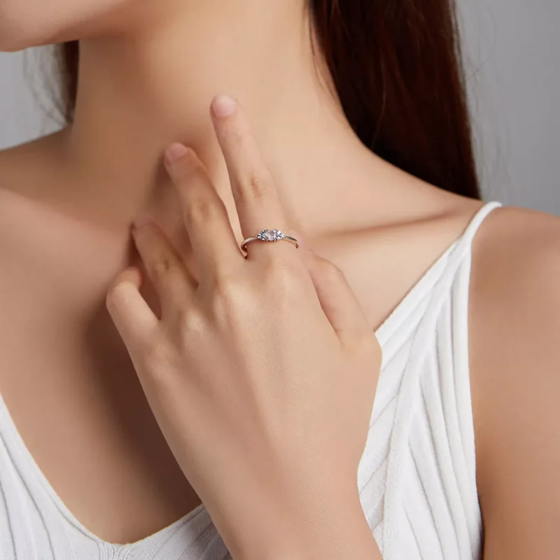 (immagine per) Anello tipo Pandora Amore eterno - SCR534-PK - Visualizza 4