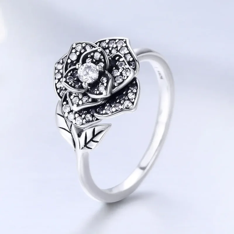 (immagine per) Anello tipo Pandora Amore rosa - SCR382 - Visualizza 2