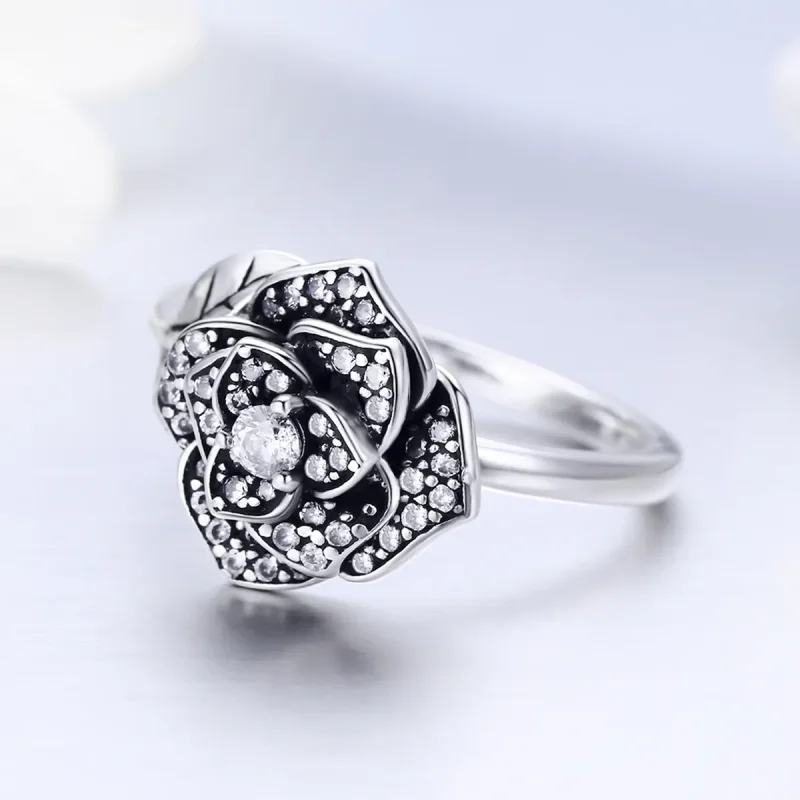 (immagine per) Anello tipo Pandora Amore rosa - SCR382 - Visualizza 3