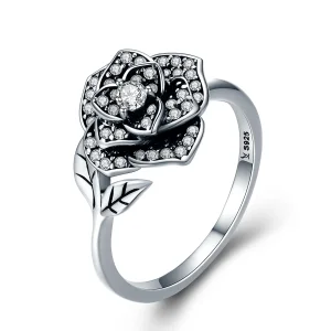 (immagine per) Anello tipo Pandora Amore rosa - SCR382