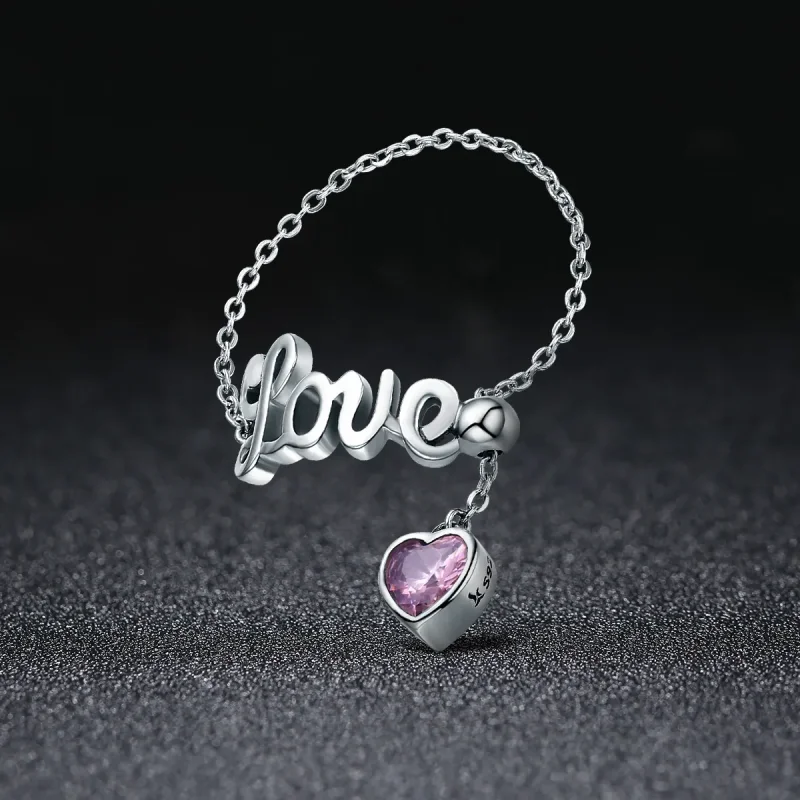 (immagine per) Anello tipo Pandora Amore - SCR246 - Visualizza 2
