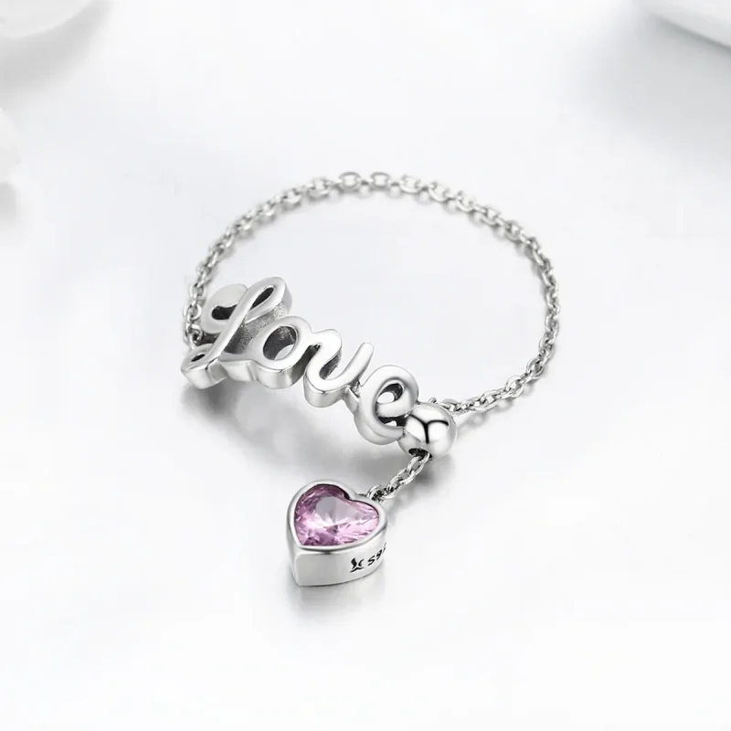 (immagine per) Anello tipo Pandora Amore - SCR246 - Visualizza 3
