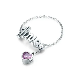 (immagine per) Anello tipo Pandora Amore - SCR246