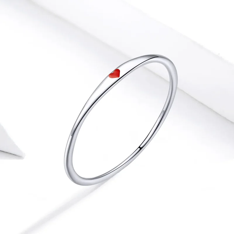 (immagine per) Anello tipo Pandora Amore semplice - SCR620 - Visualizza 4