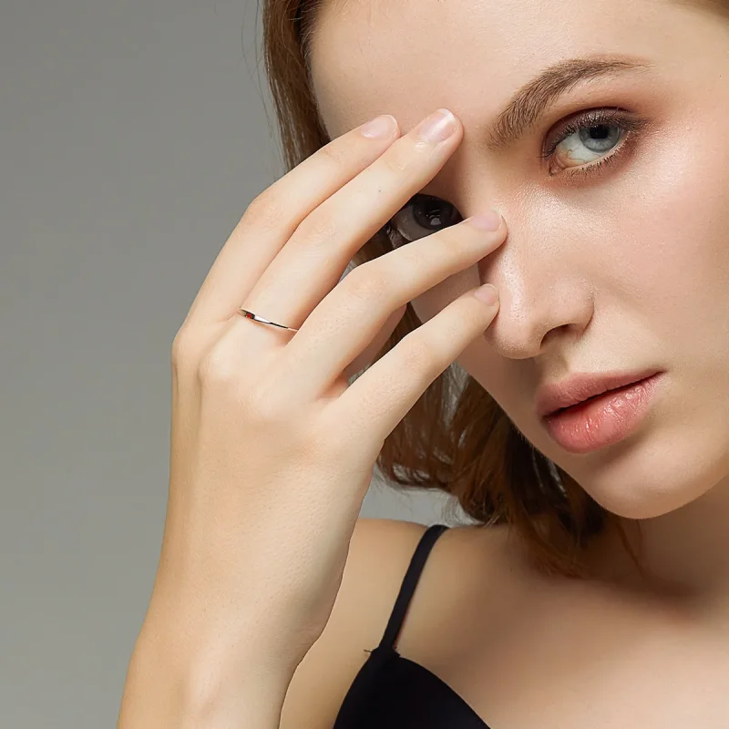 (immagine per) Anello tipo Pandora Amore semplice - SCR620 - Visualizza 5