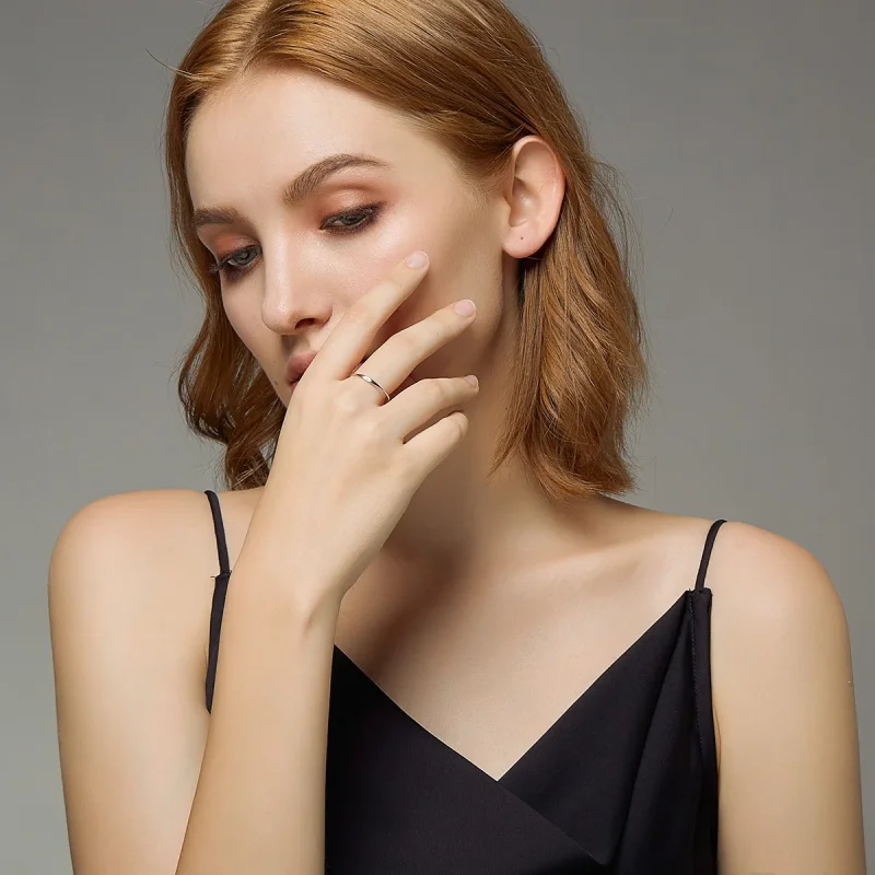 (immagine per) Anello tipo Pandora Amore semplice - SCR620 - Visualizza 6