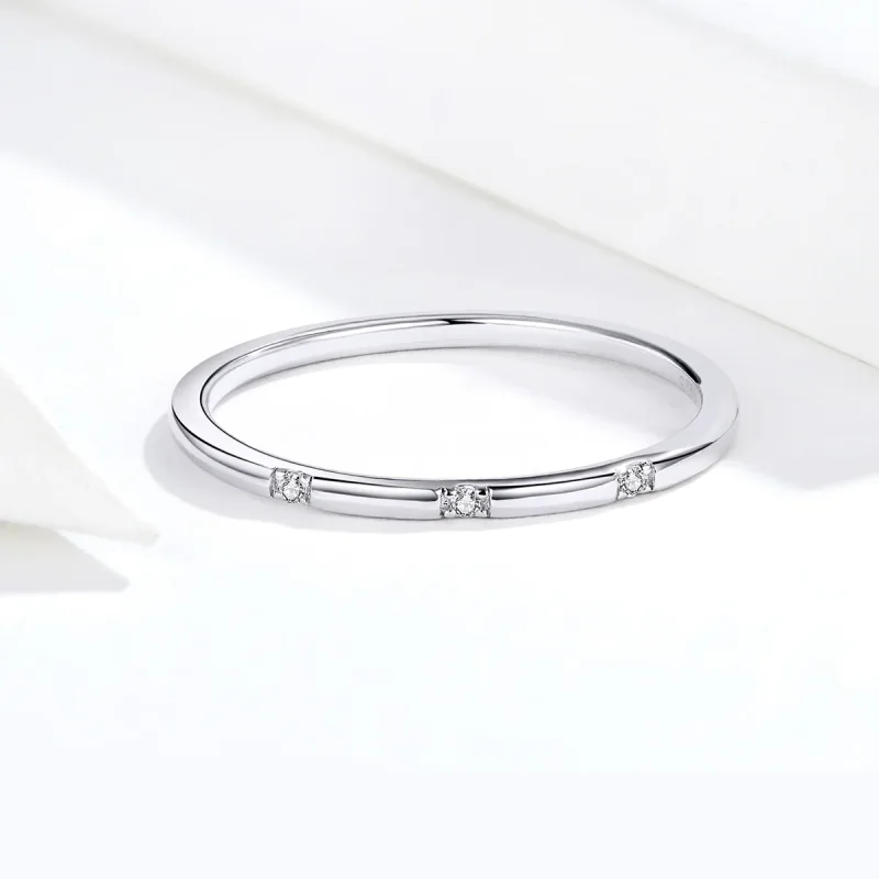 (immagine per) Anello tipo Pandora Anello sottile - SCR591 - Visualizza 3