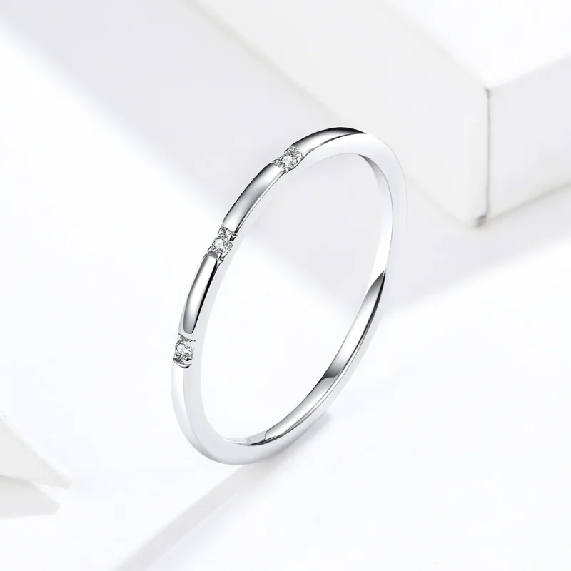 (immagine per) Anello tipo Pandora Anello sottile - SCR591 - Visualizza 4