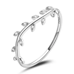 (immagine per) Anello tipo Pandora Belle foglie - BSR210-A