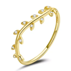 (immagine per) Anello tipo Pandora Belle foglie - BSR210
