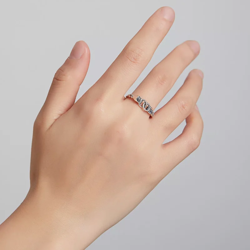(immagine per) Anello tipo Pandora Catena delle mani - BSR183 - Visualizza 7