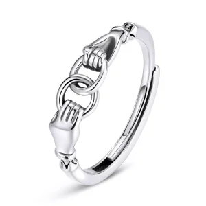 (immagine per) Anello tipo Pandora Catena delle mani - BSR183