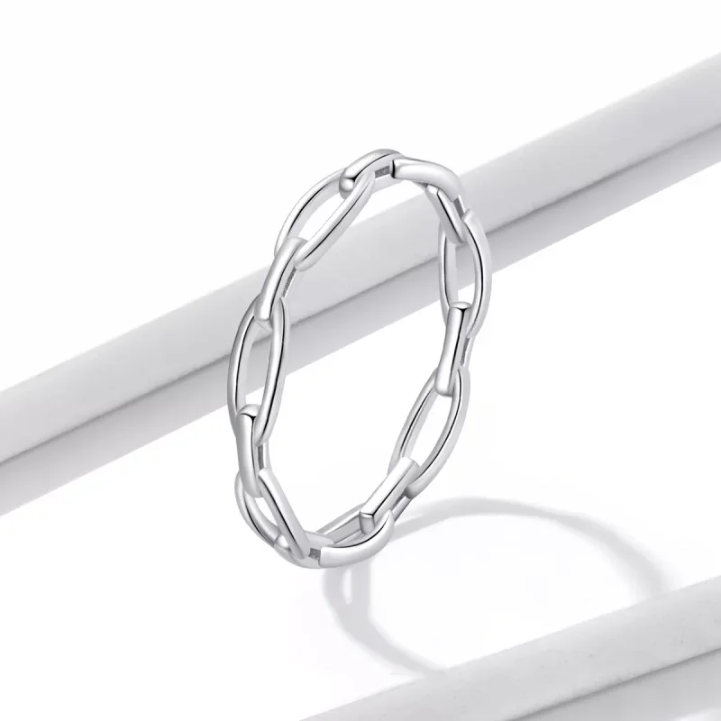 (immagine per) Anello tipo Pandora Catena francese - BSR211-A - Visualizza 2