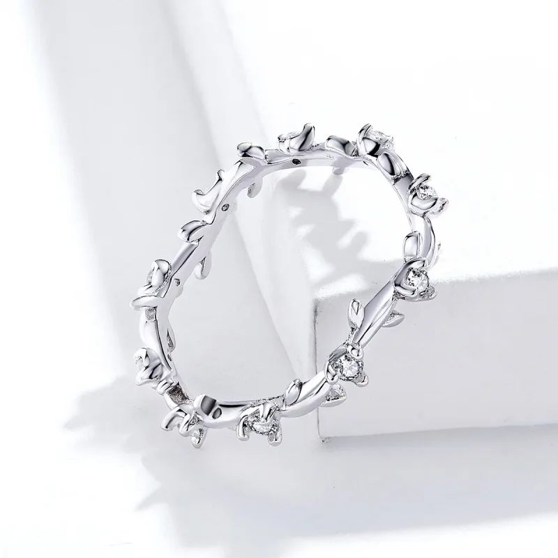 (immagine per) Anello tipo Pandora Corona di fiori - SCR625 - Visualizza 3