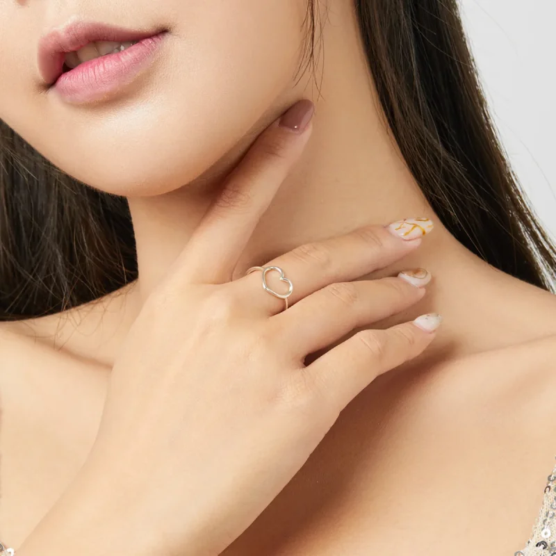 (immagine per) Anello tipo Pandora Cuore - SCR641 - Visualizza 5