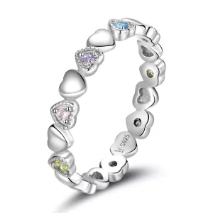 (immagine per) Anello tipo Pandora Cuori incrociati - SCR140