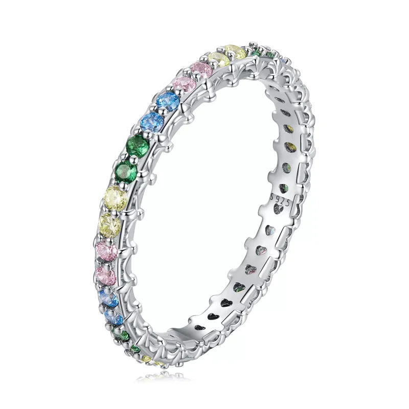 (immagine per) Anello tipo Pandora Motivo Colore Zirconio - BSR277-CF