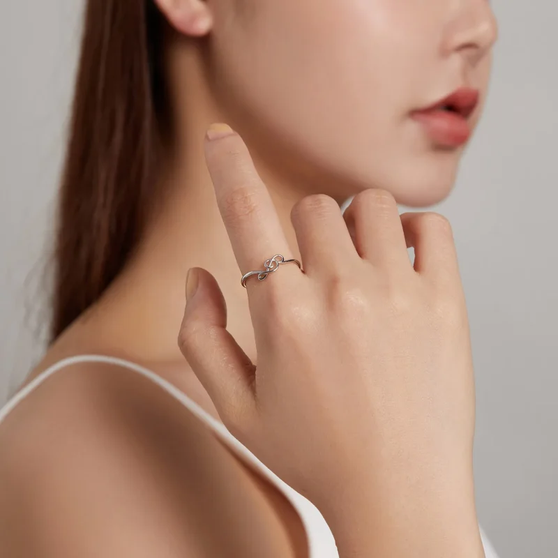 (immagine per) Anello tipo Pandora Nota scorrevole - SCR727 - Visualizza 8