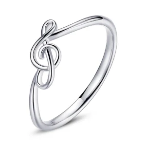 (immagine per) Anello tipo Pandora Nota scorrevole - SCR727