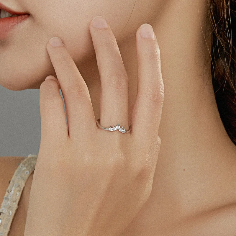 (immagine per) Anello tipo Pandora Principessa Corona - SCR686 - Visualizza 7