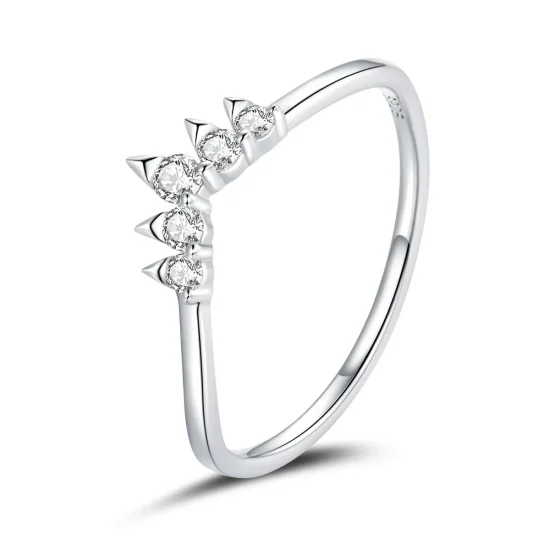 (immagine per) Anello tipo Pandora Principessa Corona - SCR686