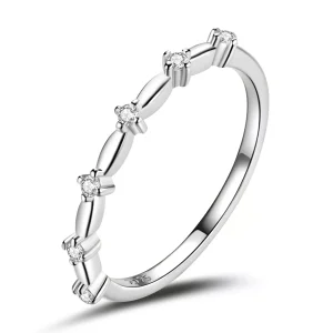(immagine per) Anello tipo Pandora Semplice - Stellato - BSR206-A