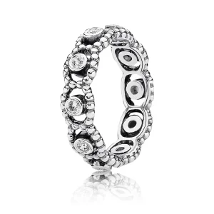 (immagine per) Anello Eternity in argento con motivo a cerchi di zirconia cubica - 190881CZ - Anelli | PANDORA
