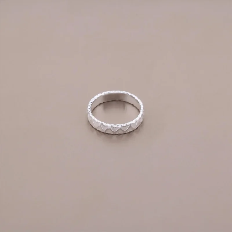 (immagine per) Anello Cuori Brillanti Argento - 190975EN23 - Anelli | PANDORA - Visualizza 2