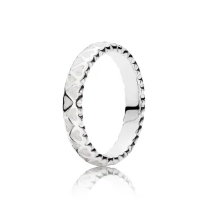 (immagine per) Anello Cuori Brillanti Argento - 190975EN23 - Anelli | PANDORA