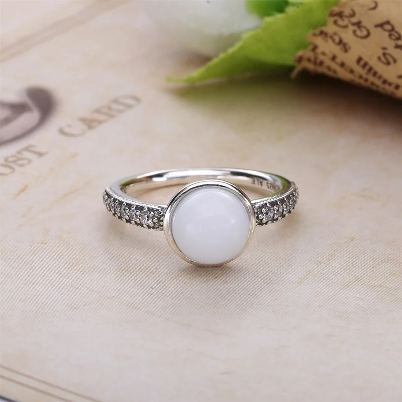 (immagine per) Elegante Bellezza Con Perla 191018P Anelli Pandora - Visualizza 2