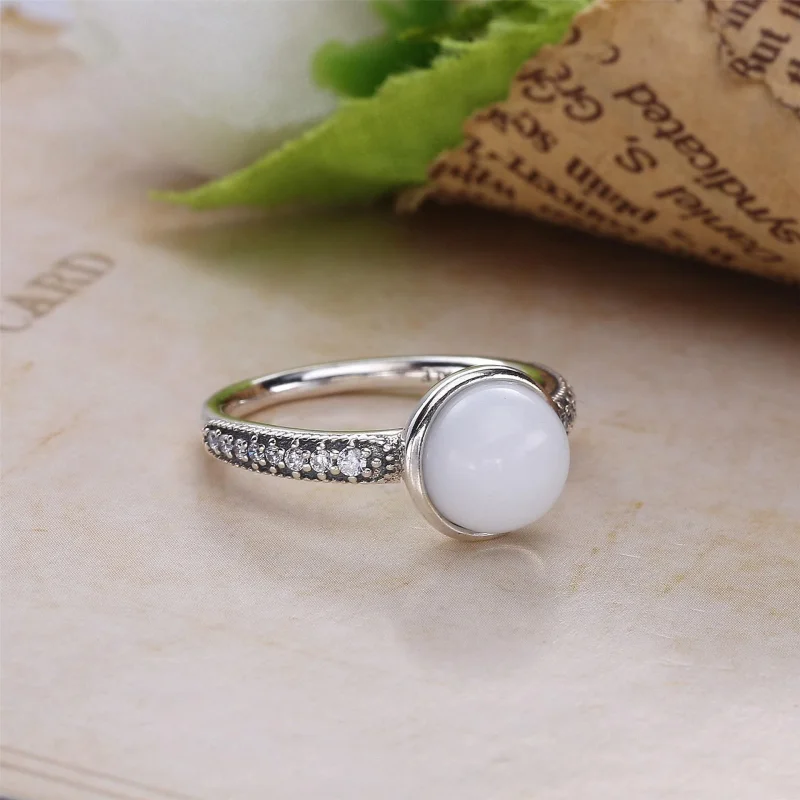 (immagine per) Elegante Bellezza Con Perla 191018P Anelli Pandora - Visualizza 3
