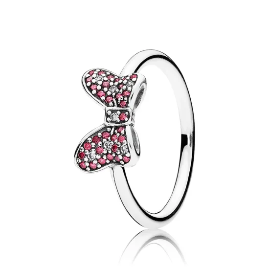 (immagine per) Anello in argento con Disney, Papillon scintillante di Minnie | PANDORA