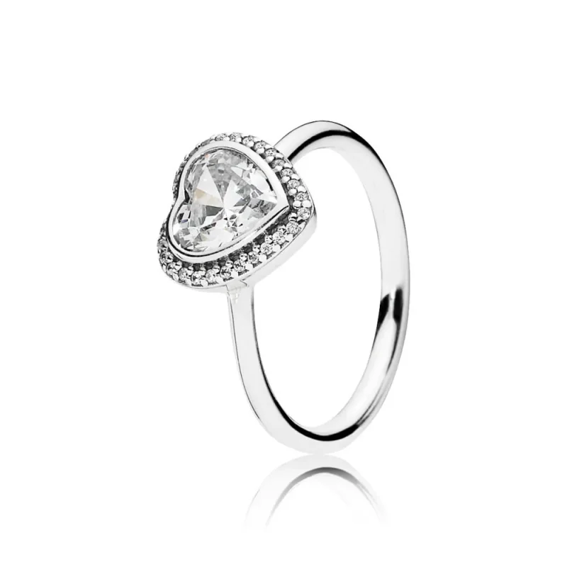 (immagine per) Anello Amore Fedine Brillante - 190929CZ - Anelli | PANDORA
