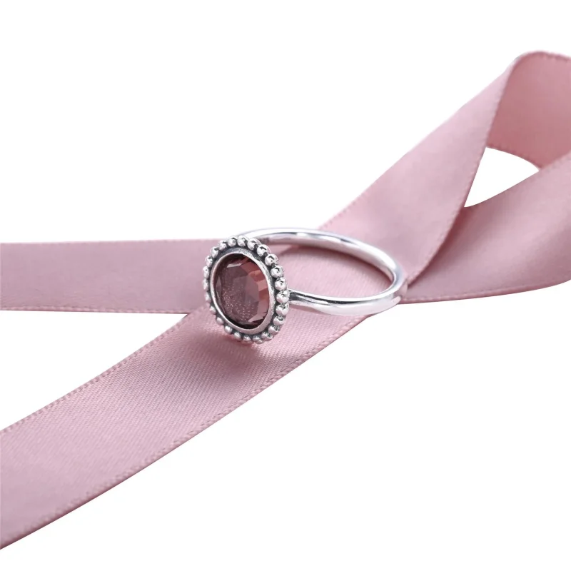 (immagine per) Anello cocktail in argento con zirconia cubica rosa - 190904PCZ - Anelli | PANDO - Visualizza 2