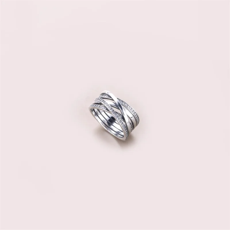(immagine per) Anello In Argento Con Zirconia Cubica 190919Cz Anelli Pandora - Visualizza 2