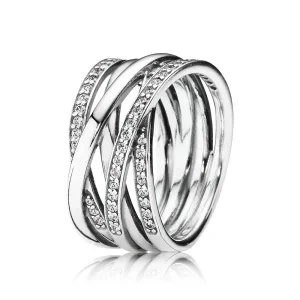 (immagine per) Anello In Argento Con Zirconia Cubica 190919Cz Anelli Pandora