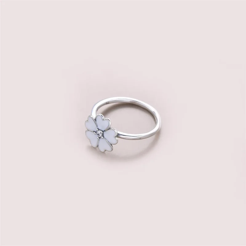 (immagine per) Anello Primula Bianca - 190931EN12 - Anelli | PANDORA - Visualizza 3