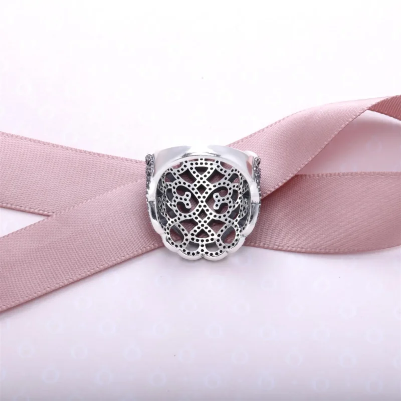 (immagine per) Anello Trama Pizzo Da Ragazza 190907Cz Anelli Pandora - Visualizza 3