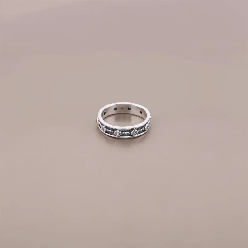 (immagine per) Fedina in argento decorato - 190882CZ - Anelli | PANDORA - Visualizza 2